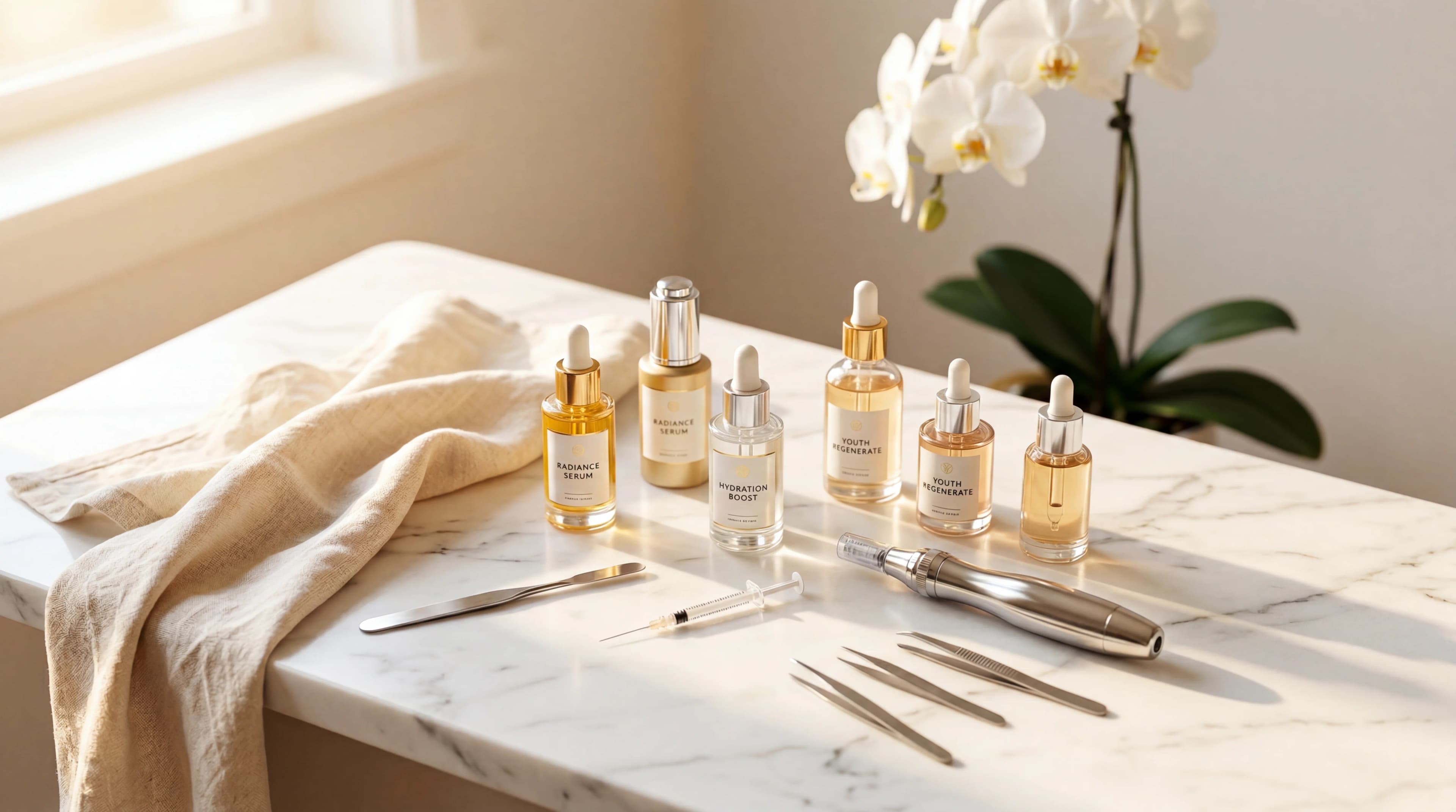 Luxuriöse ästhetische Medizin – Beratungsatmosphäre