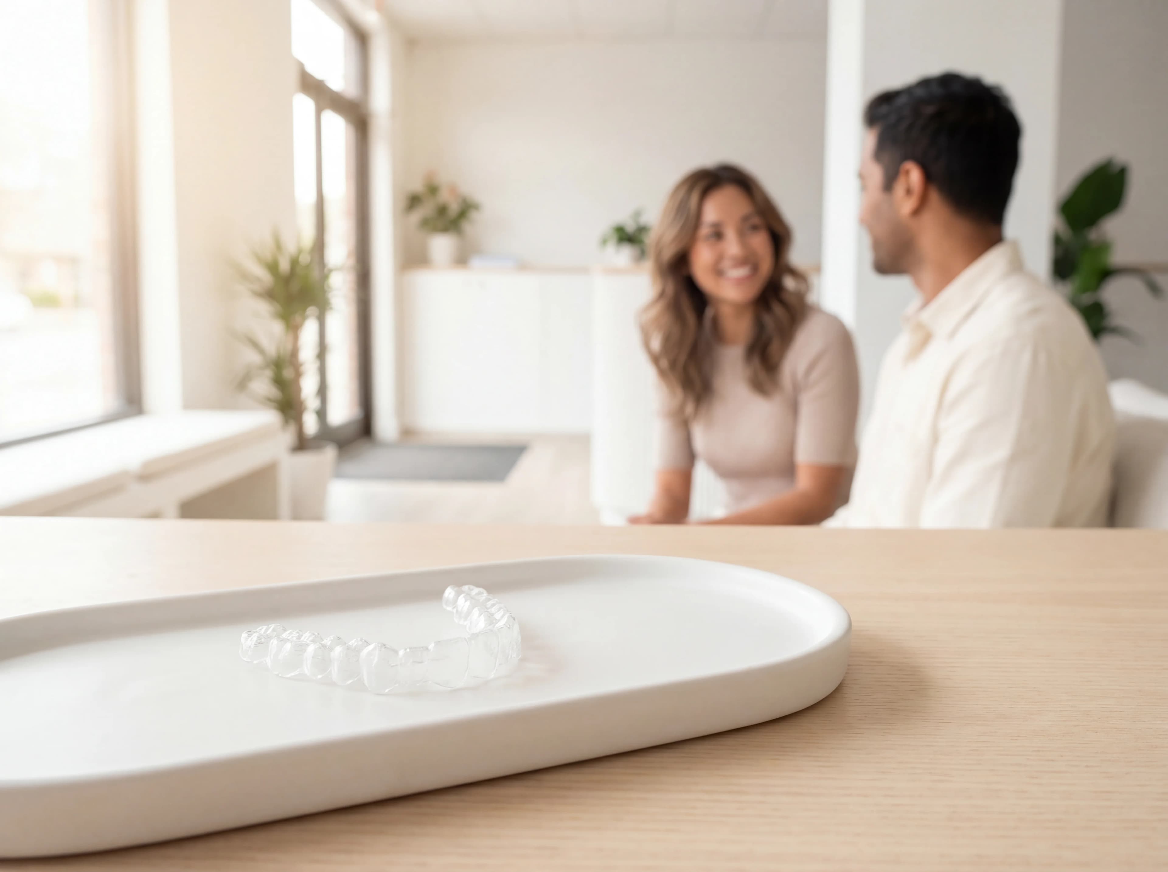 Transparenter Aligner für unsichtbare Zahnkorrektur